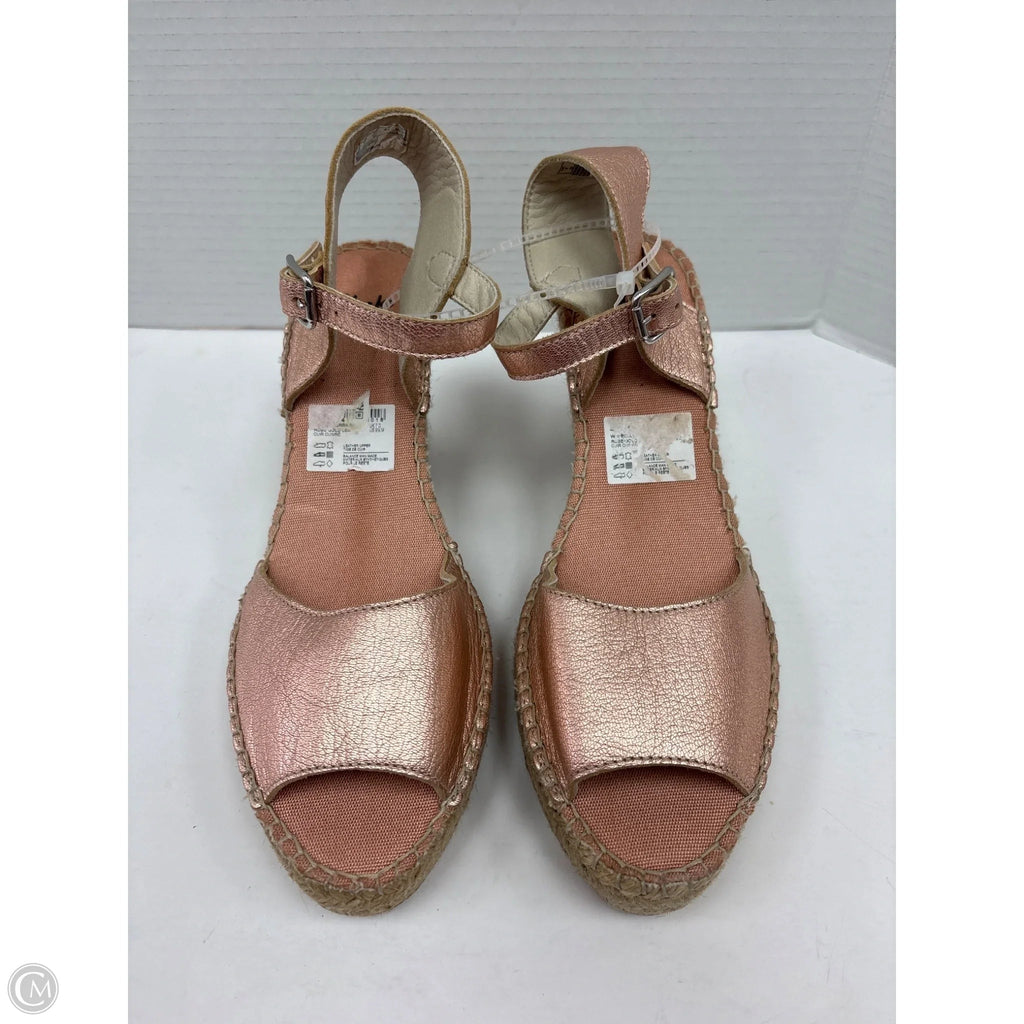 Sandals Heels Block By Clarks In Pink, Size: 9.5