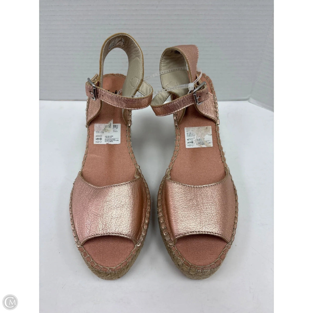 Sandals Heels Block By Clarks In Pink, Size: 9.5