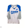 Top Long Sleeve By Starter In Blue & White, Size: M