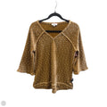 Top Long Sleeve By Andree By Unit In Brown, Size: S