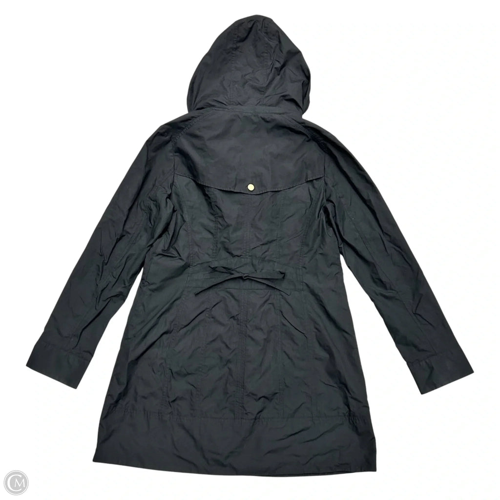 Coat Raincoat By Cole-haan In Black, Size: Mp