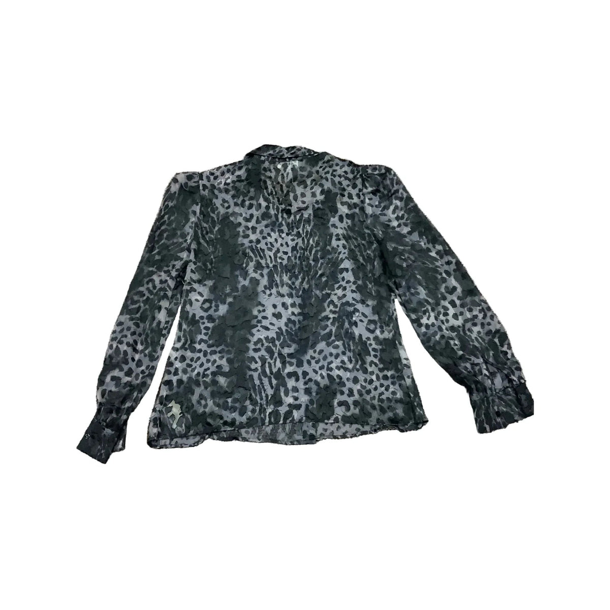 Top Long Sleeve By L Agence In Animal Print, Size: L