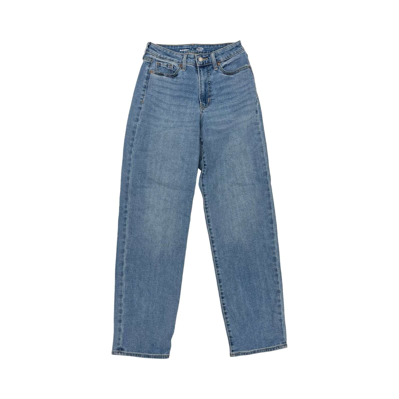 Jeans Straight By Old Navy In Blue Denim, Size:2