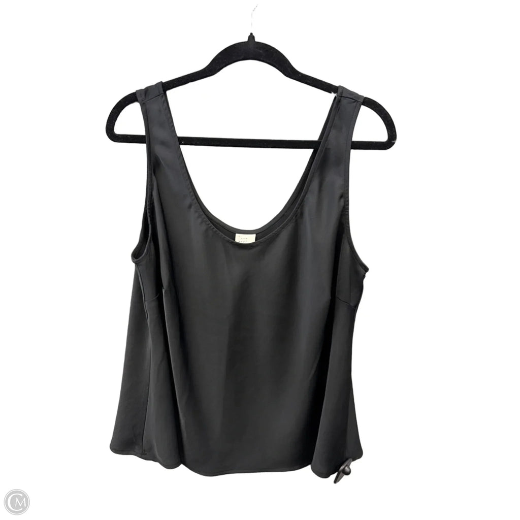 Top Sleeveless Basic By A New Day In Black, Size: Xxl