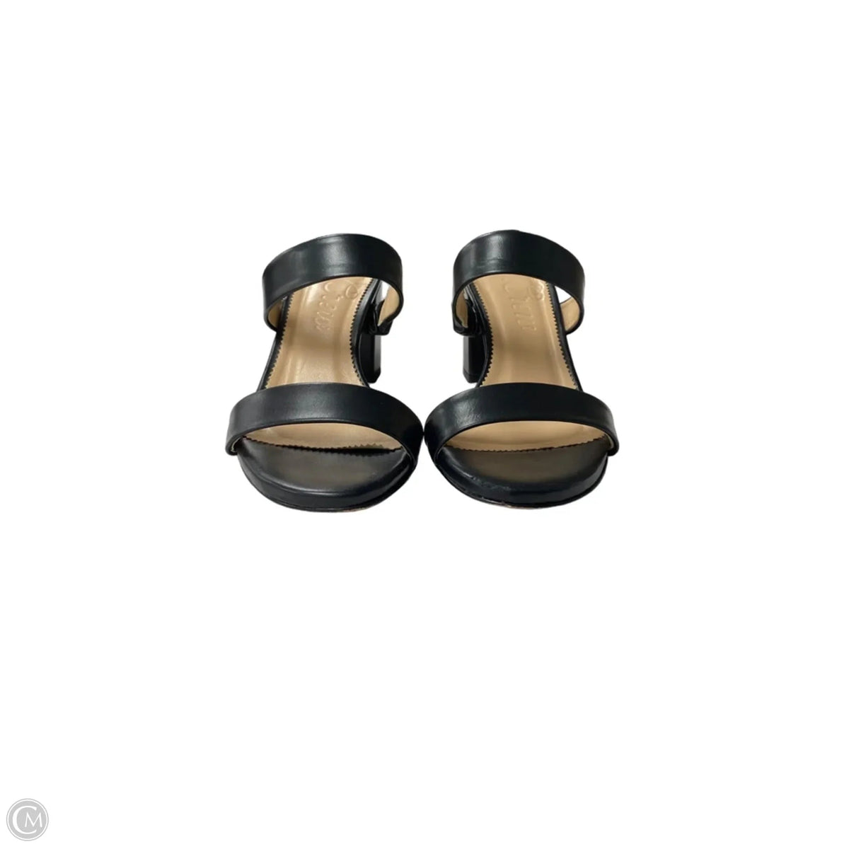 Sandals Heels Block By J. Crew In Black, Size: 6.5