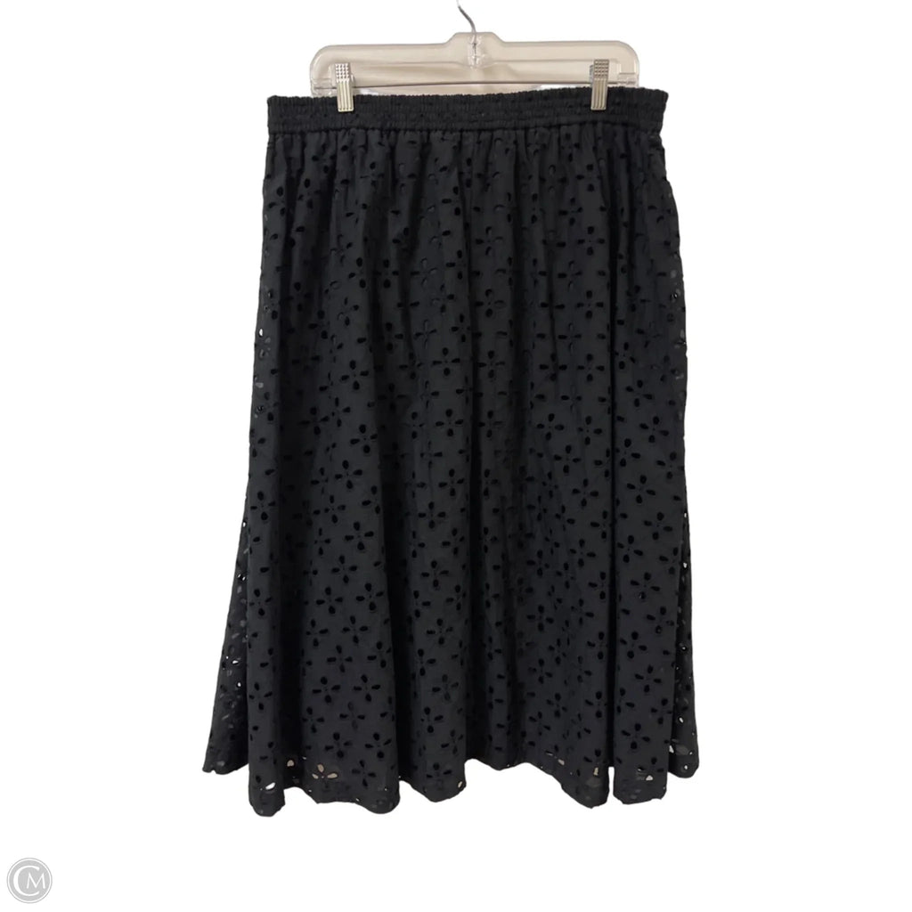 Skirt Maxi By Nine West In Black, Size: 12