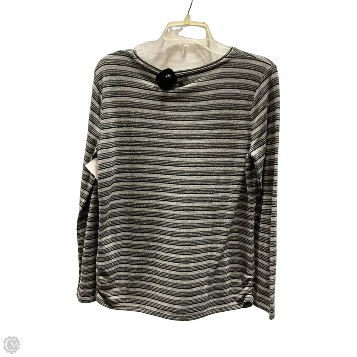 Top Long Sleeve By Talbots In Striped Pattern, Size: Mp