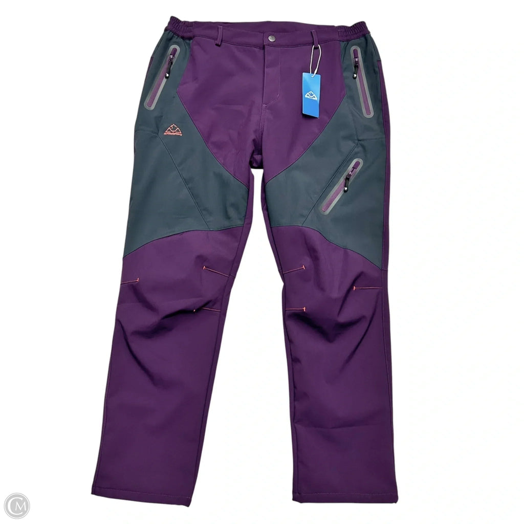 Pants Snow By Outdoors Sports In Grey & Purple, Size: Xxl