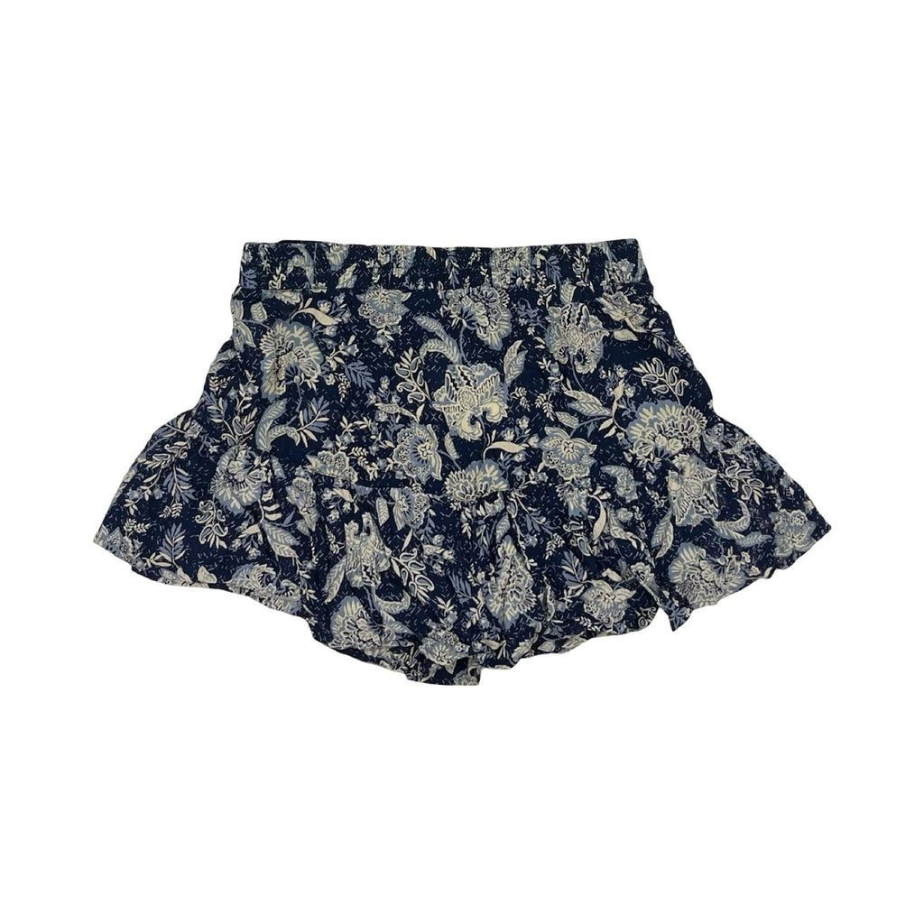 Skort By Angie In Blue & Cream, Size:L