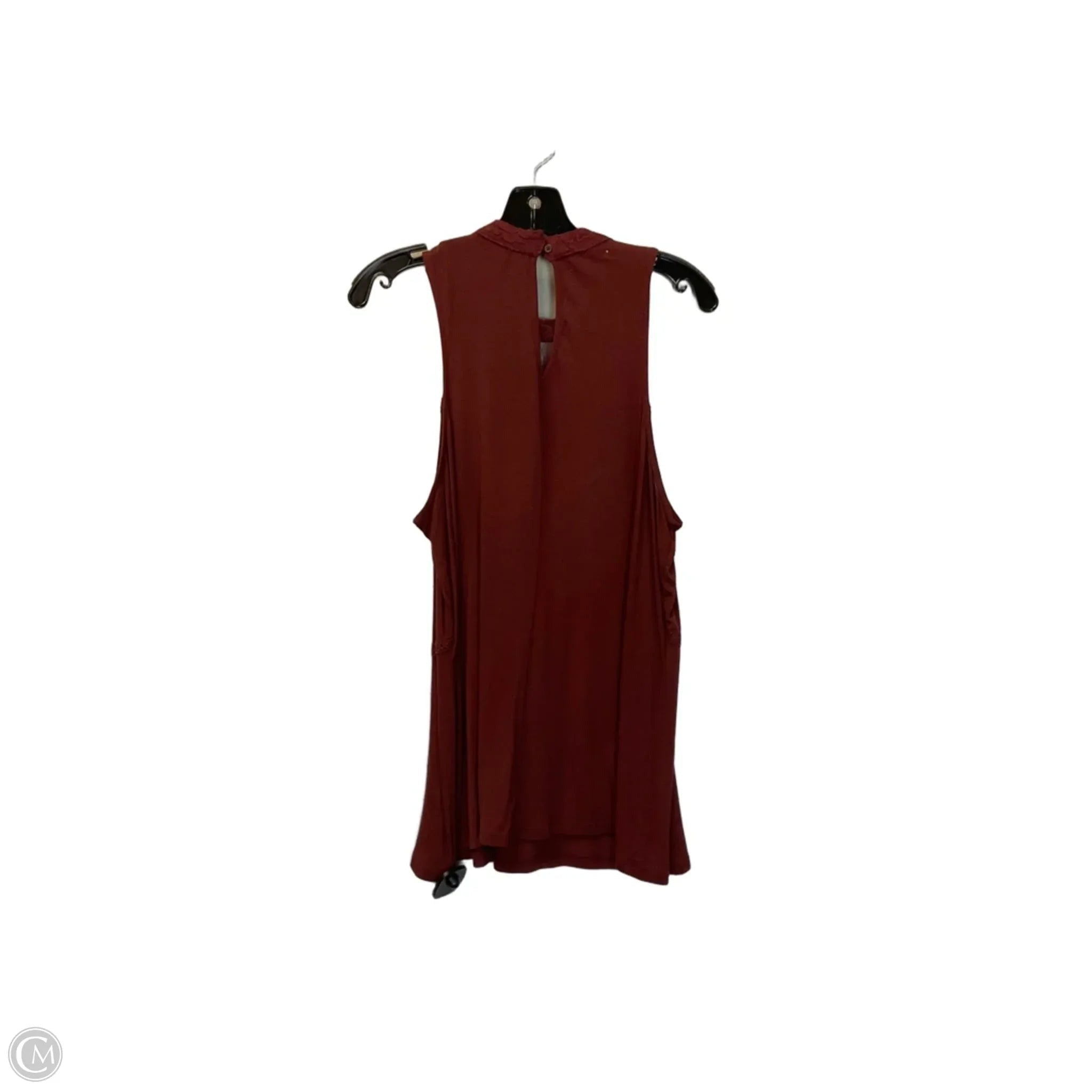 Top Sleeveless By Maurices In Red, Size: L