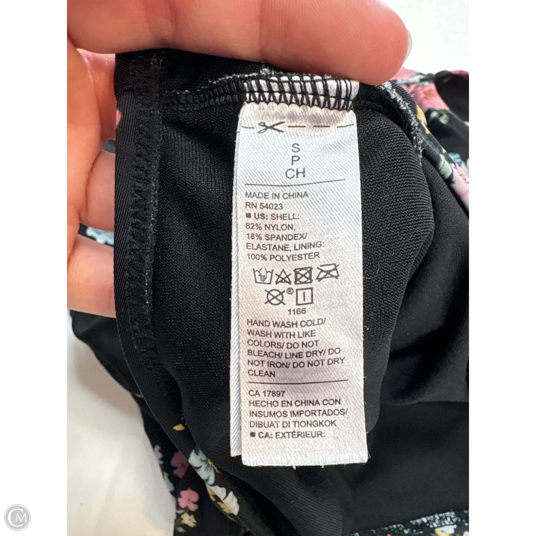 Swimsuit By Clothes Mentor In Black, Size: S