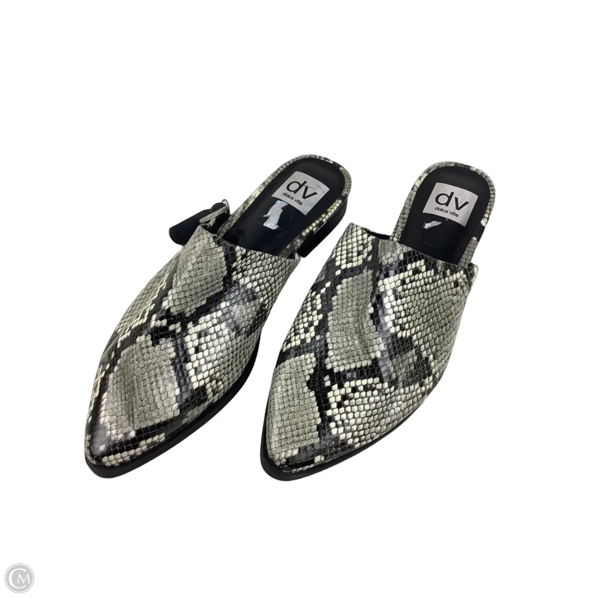 Sandals Flats By Dolce Vita In Snakeskin Print, Size: 7.5