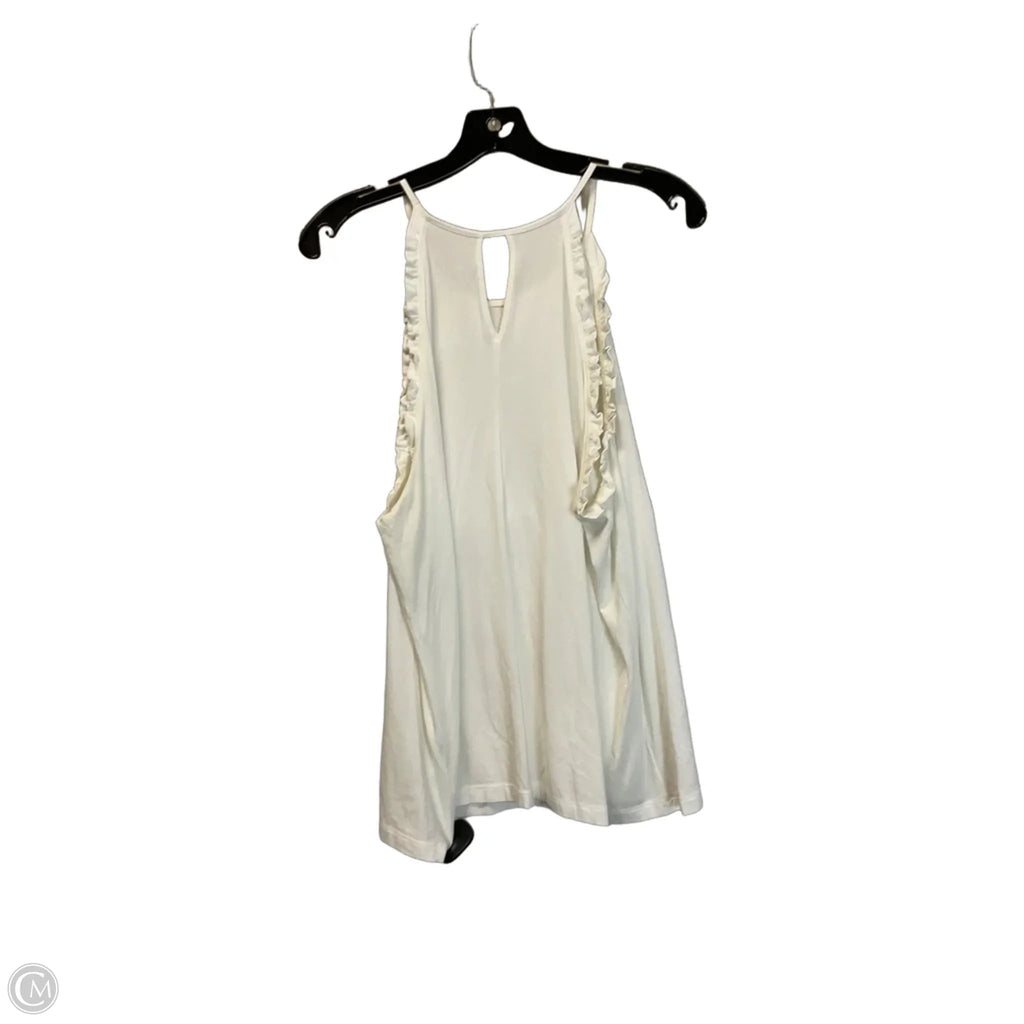 Top Sleeveless Designer By Lilly Pulitzer In White, Size: Xl