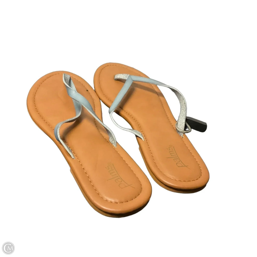 Sandals Flip Flops By Clothes Mentor In Blue, Size: 12