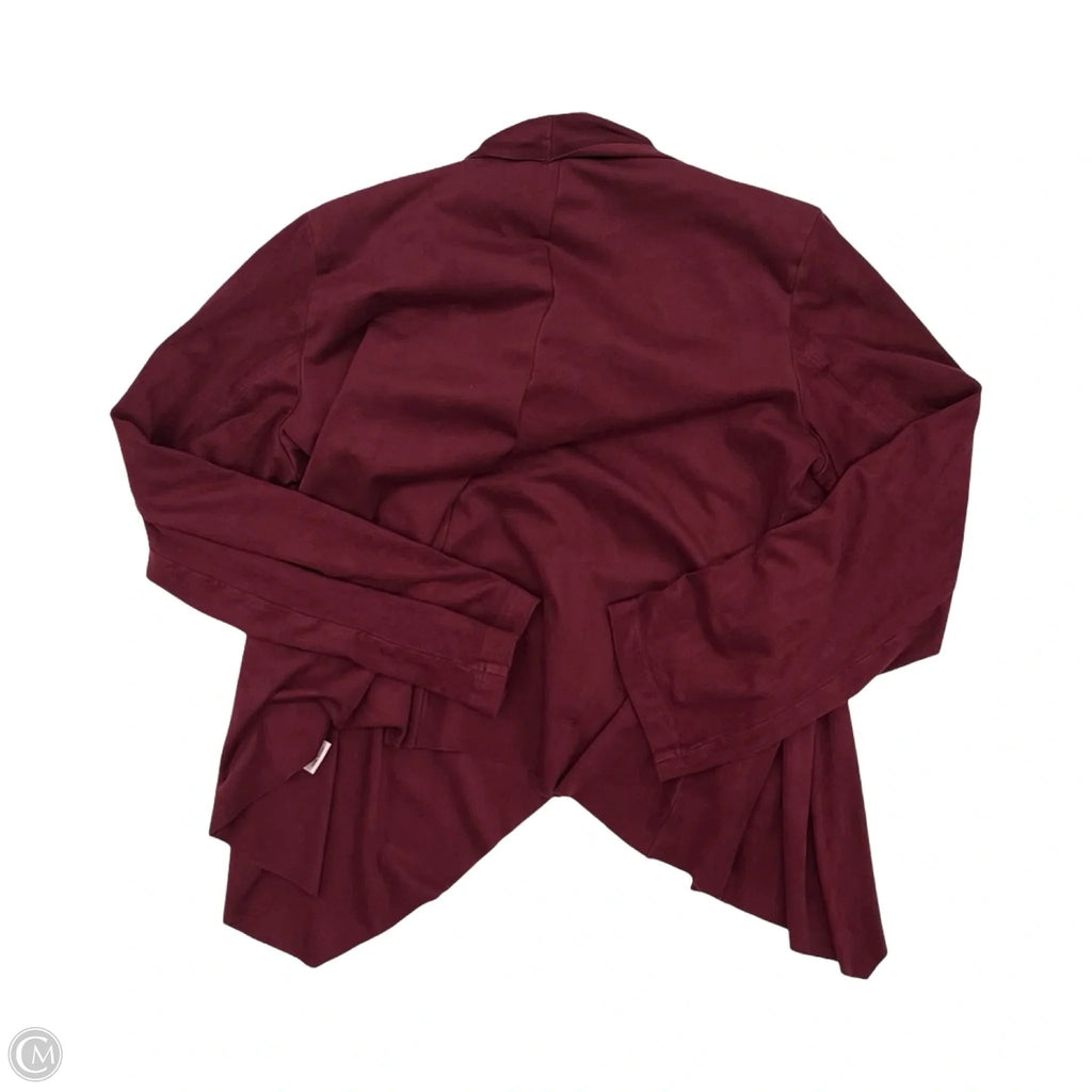 Cardigan By Dana Buchman In Red, Size: Xl