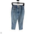 Jeans Straight By Abercrombie And Fitch In Blue Denim, Size: 2
