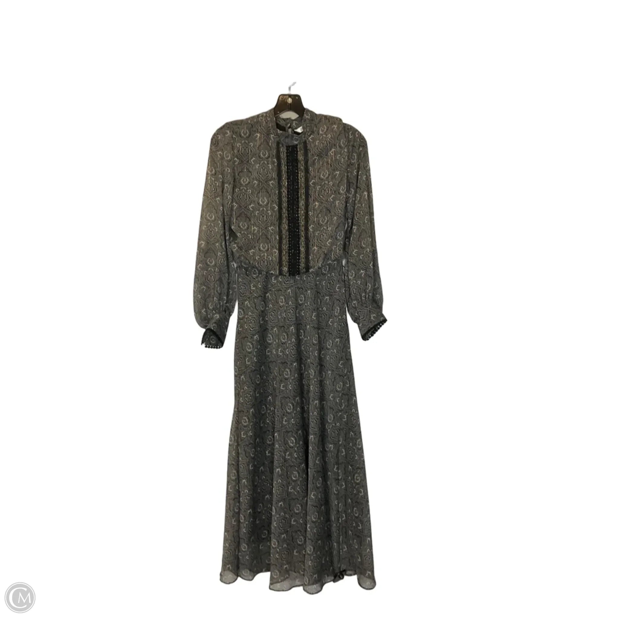 Dress Casual Maxi By Zara In Black, Size: S