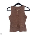 Vest Sweater By Clothes Mentor In Brown, Size: Xs
