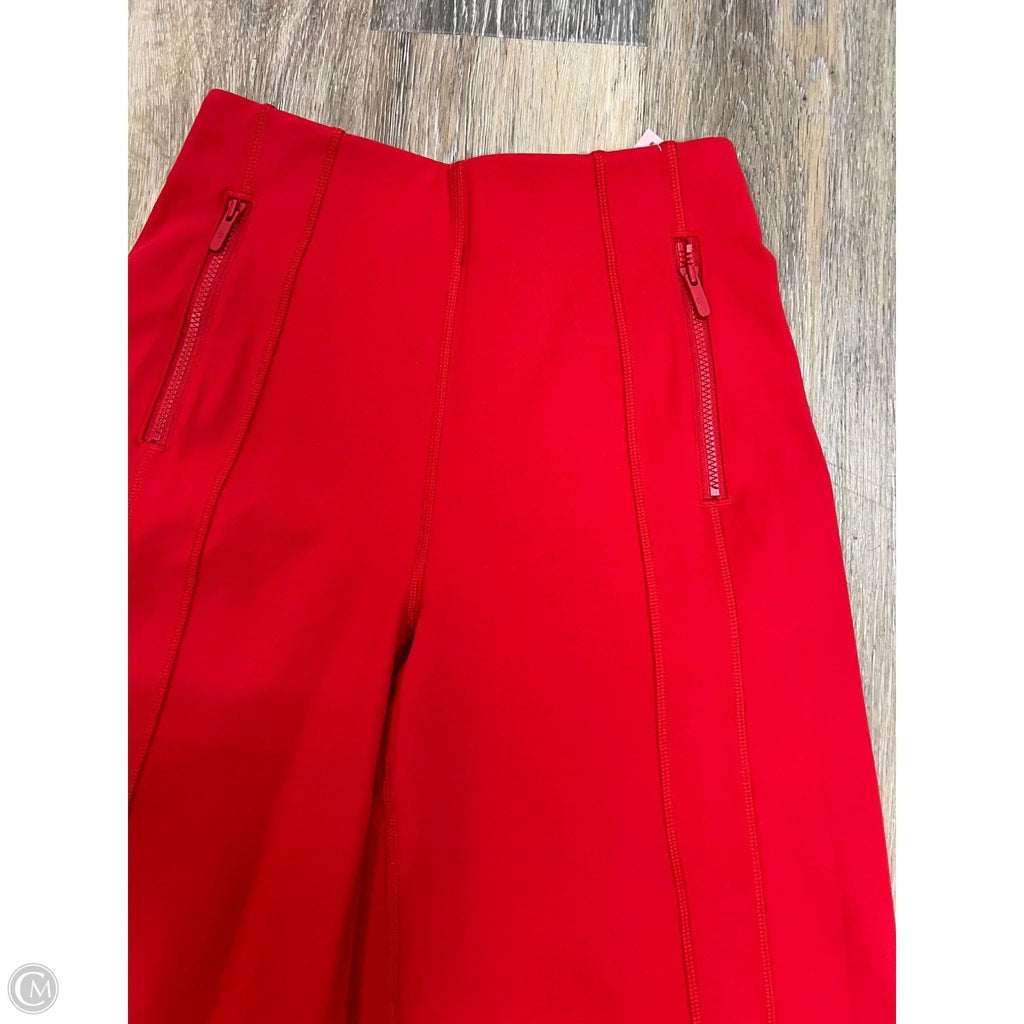 Athletic Pants By Lululemon In Red, Size: Xxs