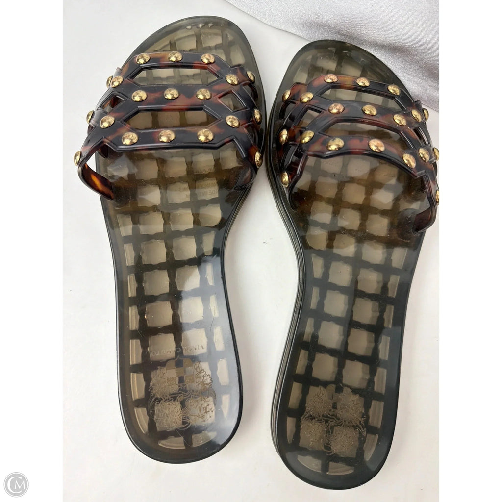 Sandals Flats By Vince Camuto In Brown, Size: 8