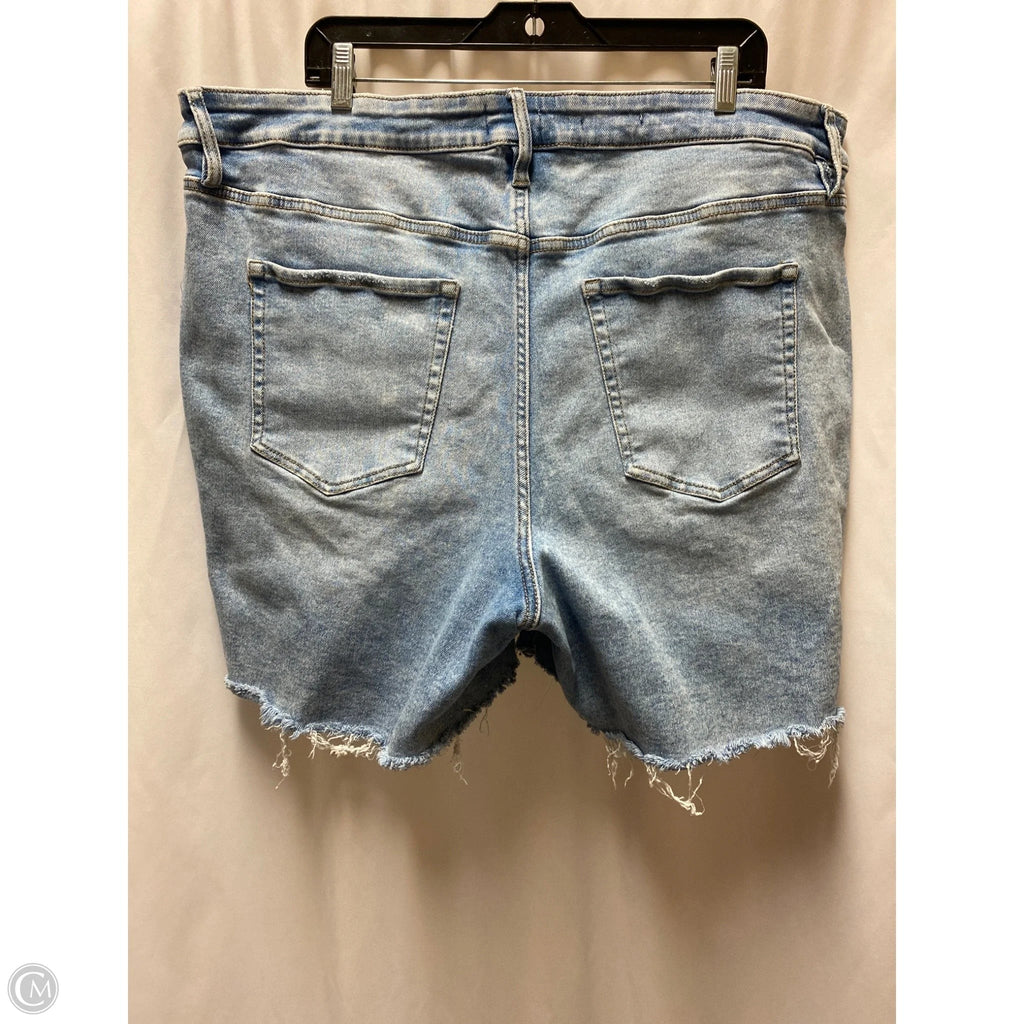 Shorts By Ava & Viv In Blue Denim, Size: 22