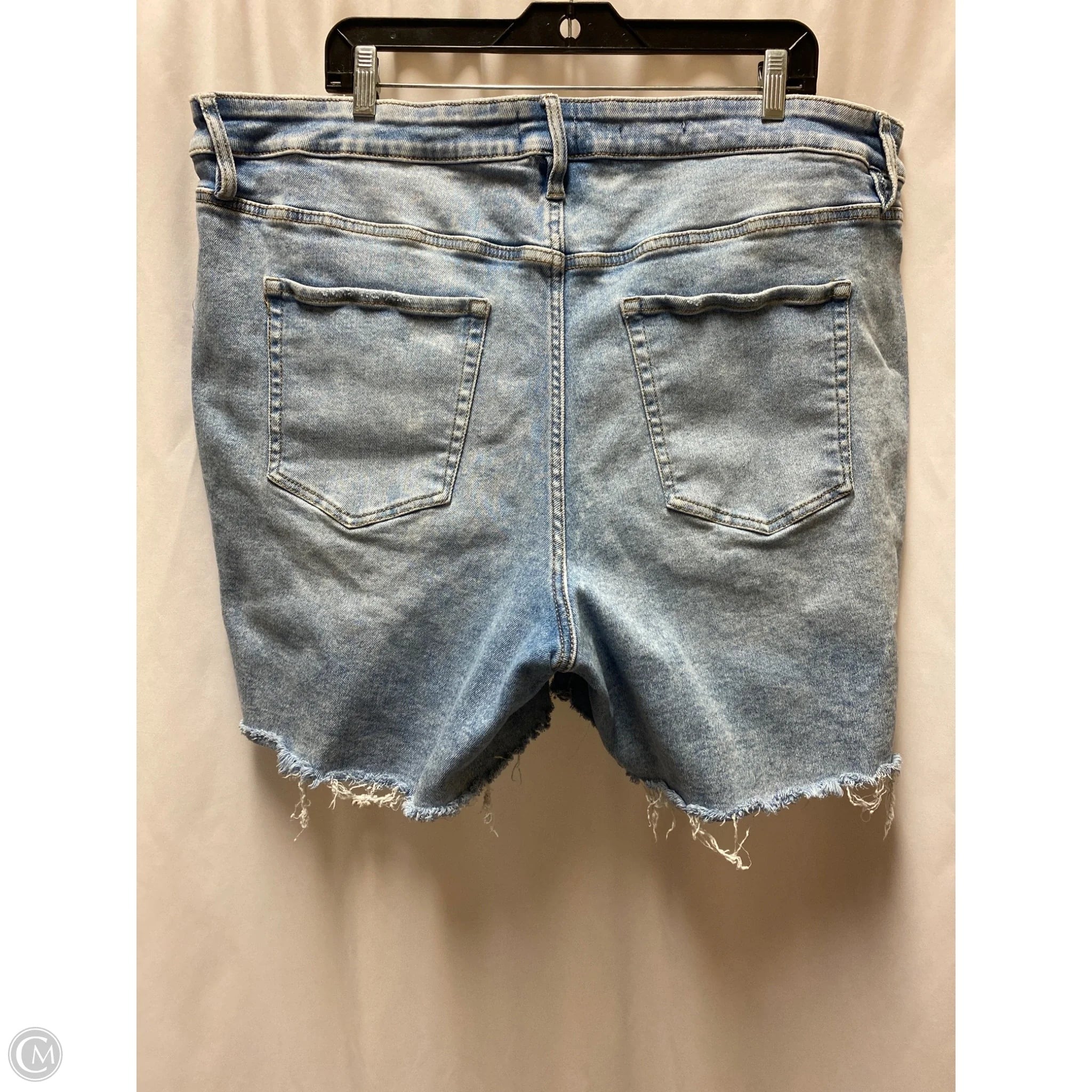 Shorts By Ava & Viv In Blue Denim, Size: 22