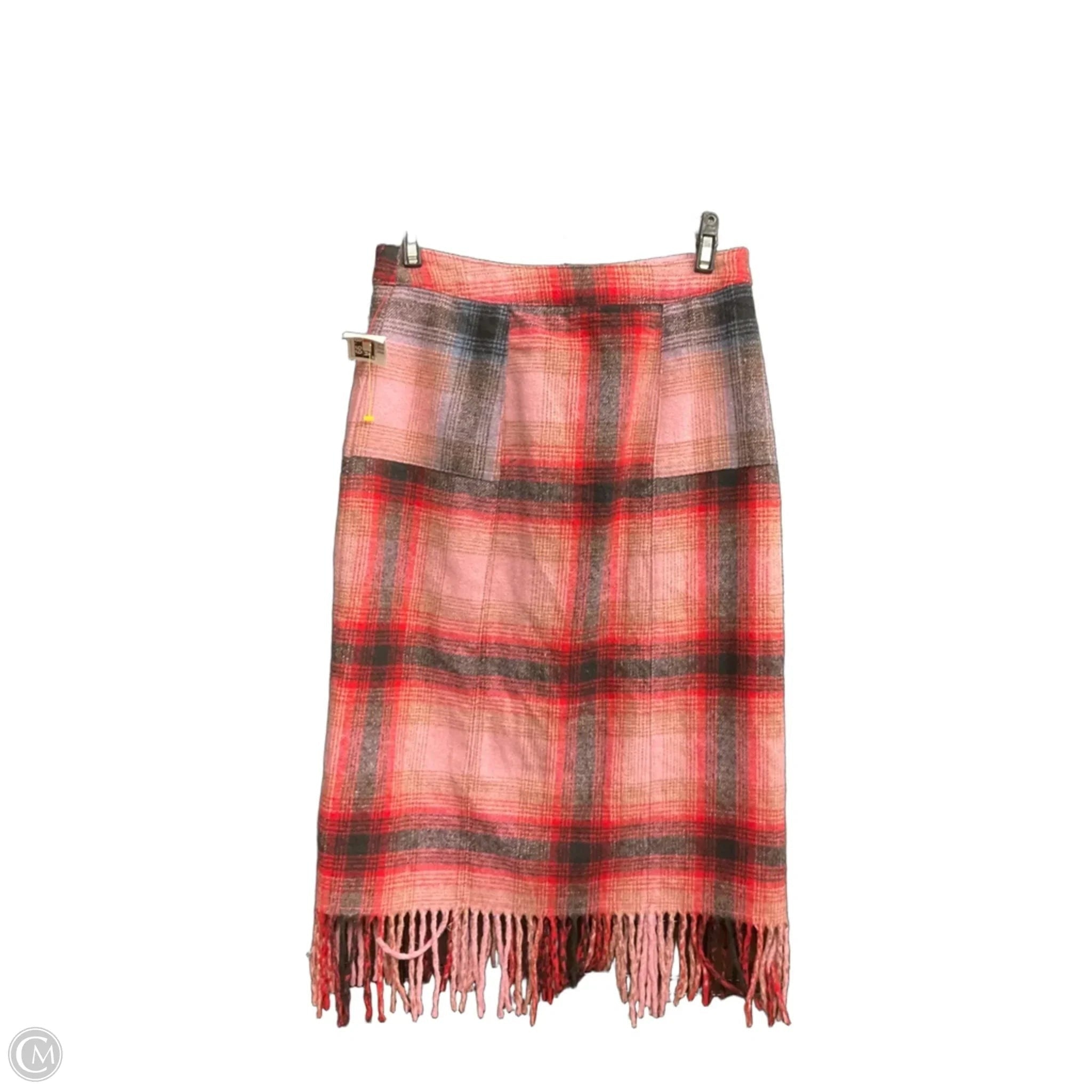 Skirt Midi By Anthropologie In Plaid Pattern, Size: 2