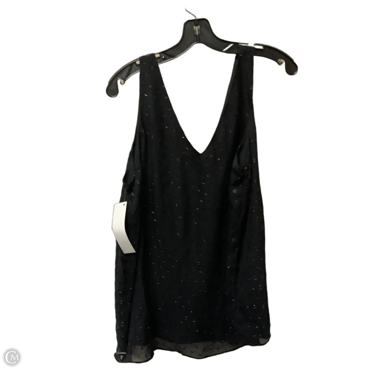 Top Sleeveless Designer By Lilly Pulitzer In Black, Size: L