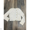 Sweater Cardigan By Abercrombie And Fitch In Cream, Size: Xs
