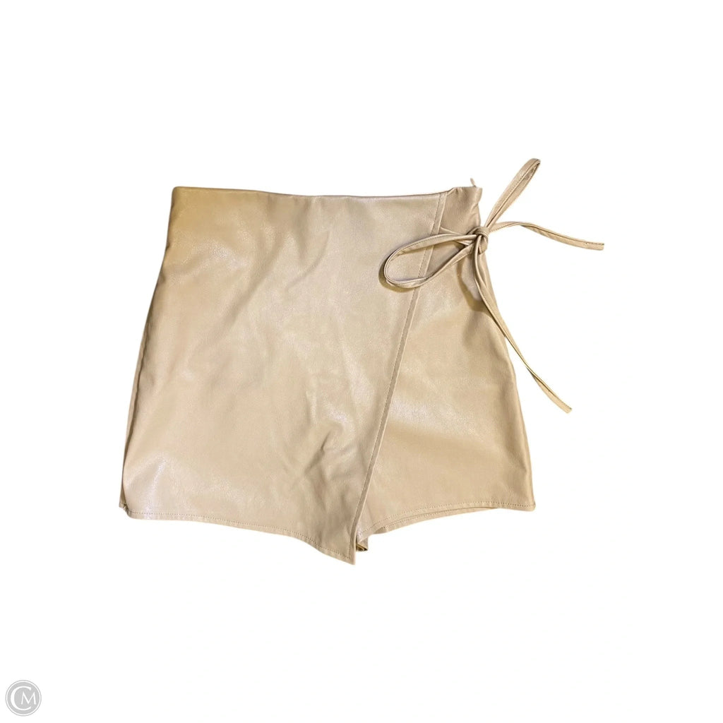 Skort By Zara In Tan, Size: Xs