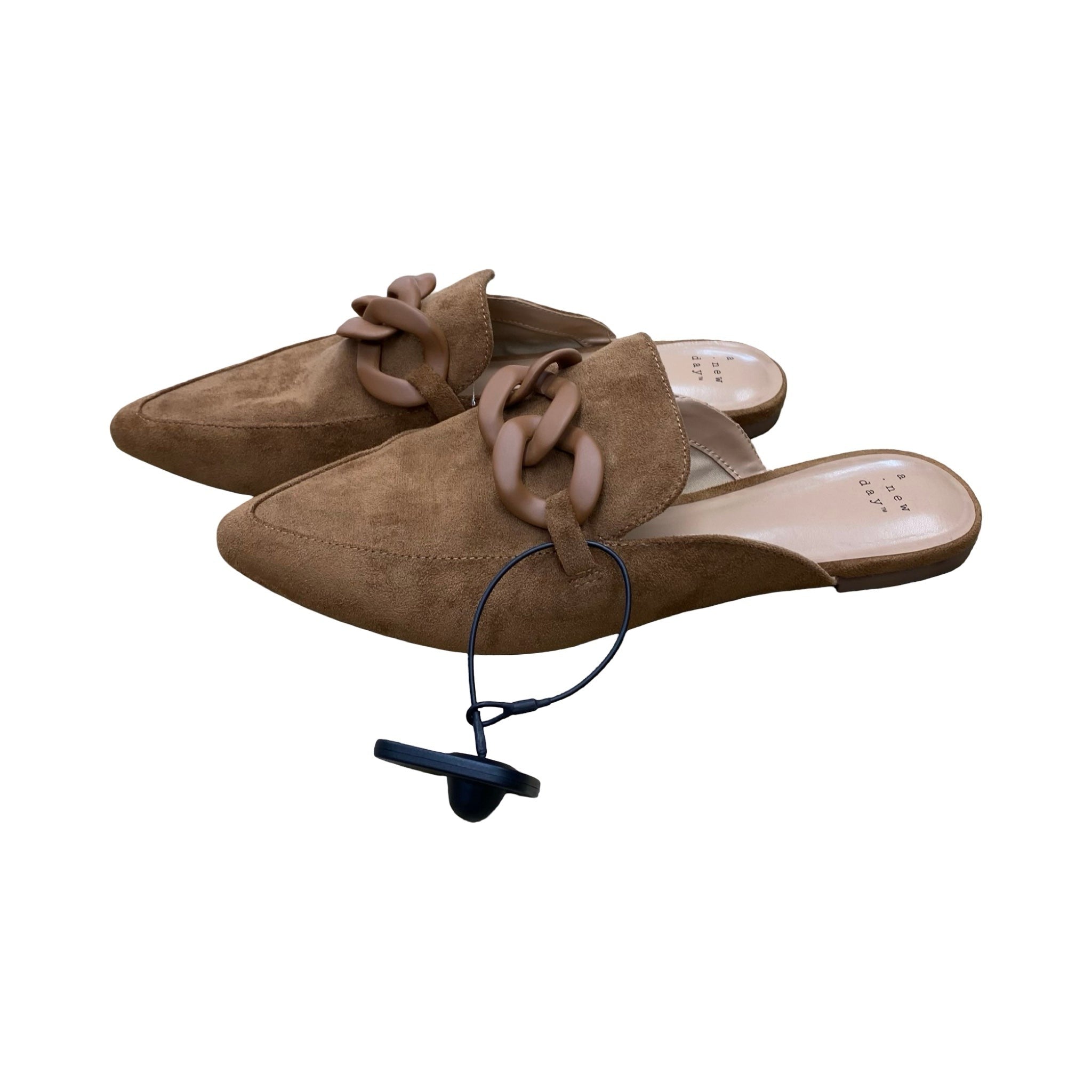 Shoes Flats By A New Day In Brown, Size:9.5