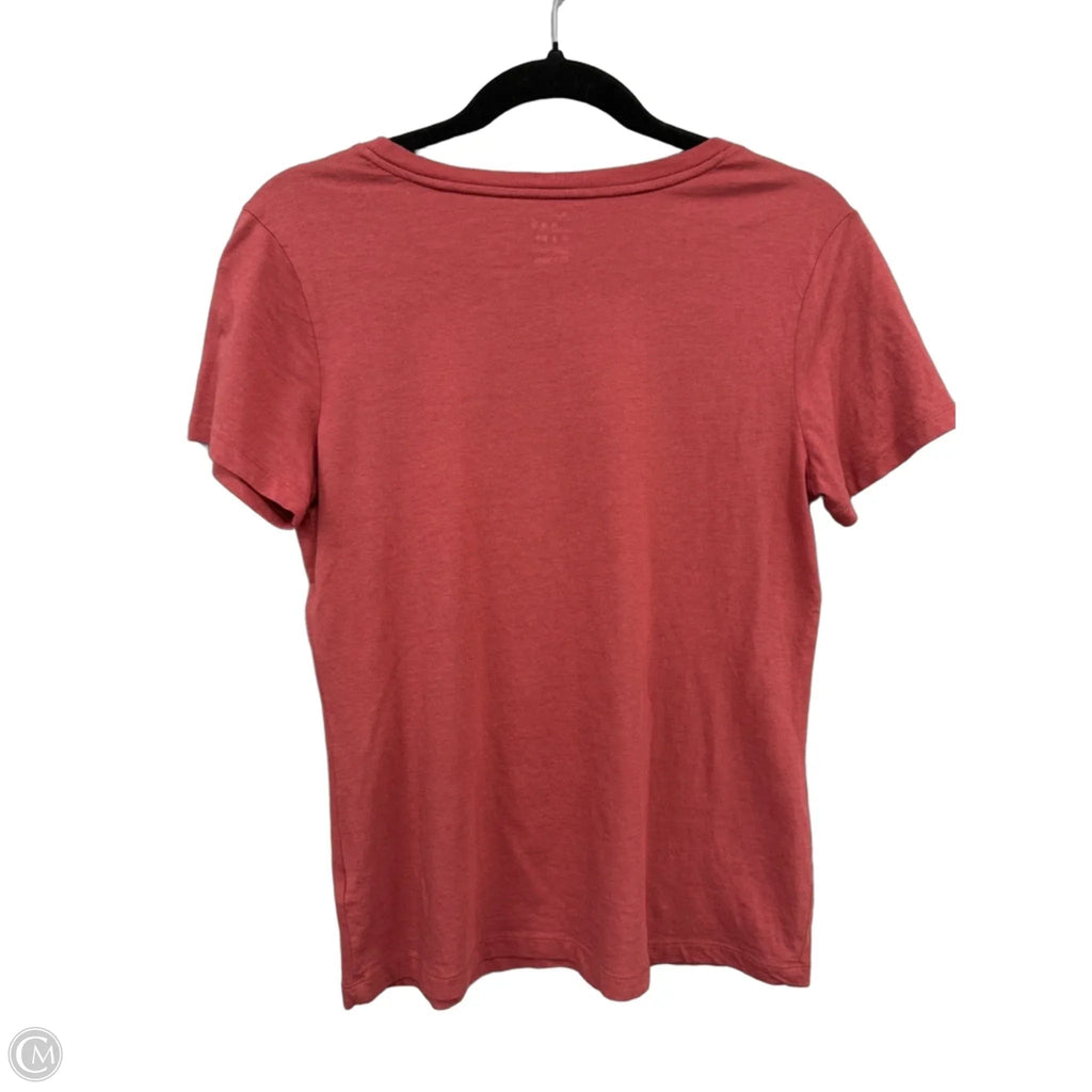 Top Short Sleeve Basic By A New Day In Red, Size: S