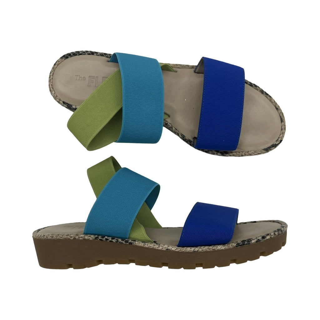 Sandals Flats By Clothes Mentor In Multi, Size:6