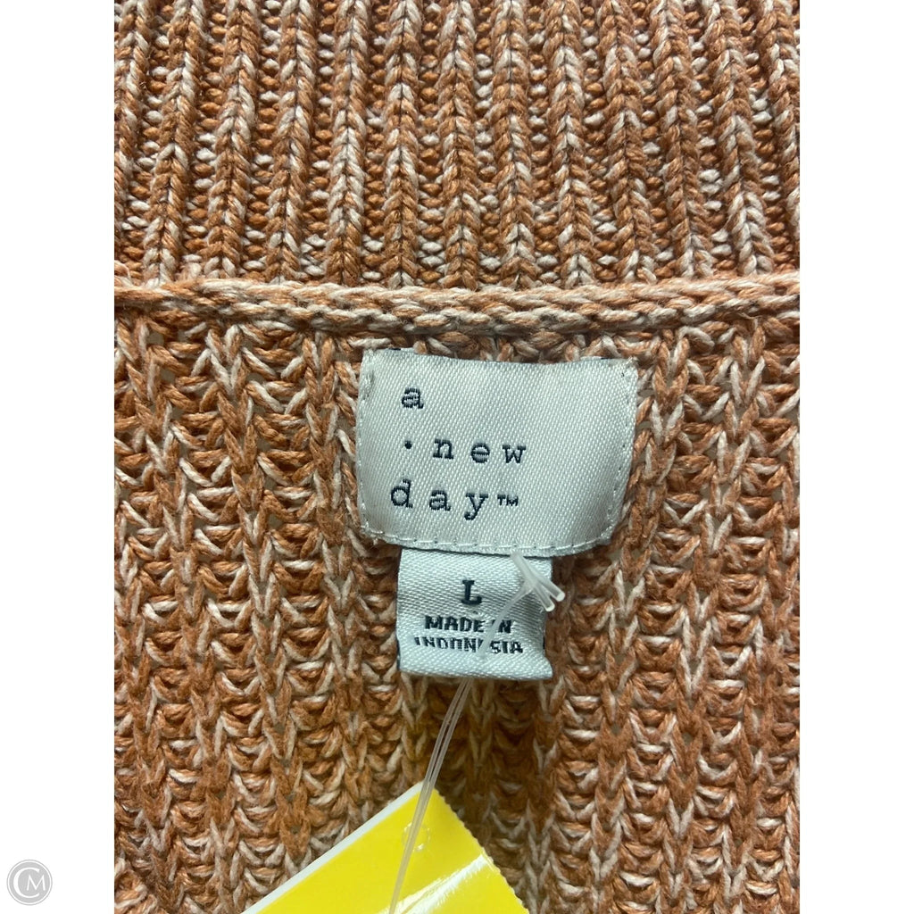 Sweater By A New Day In Orange, Size: L