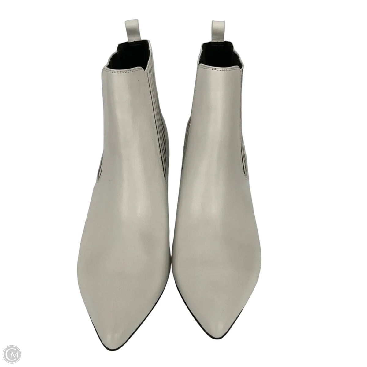 Boots Ankle Heels By Bleecker & Bond In White, Size: 11