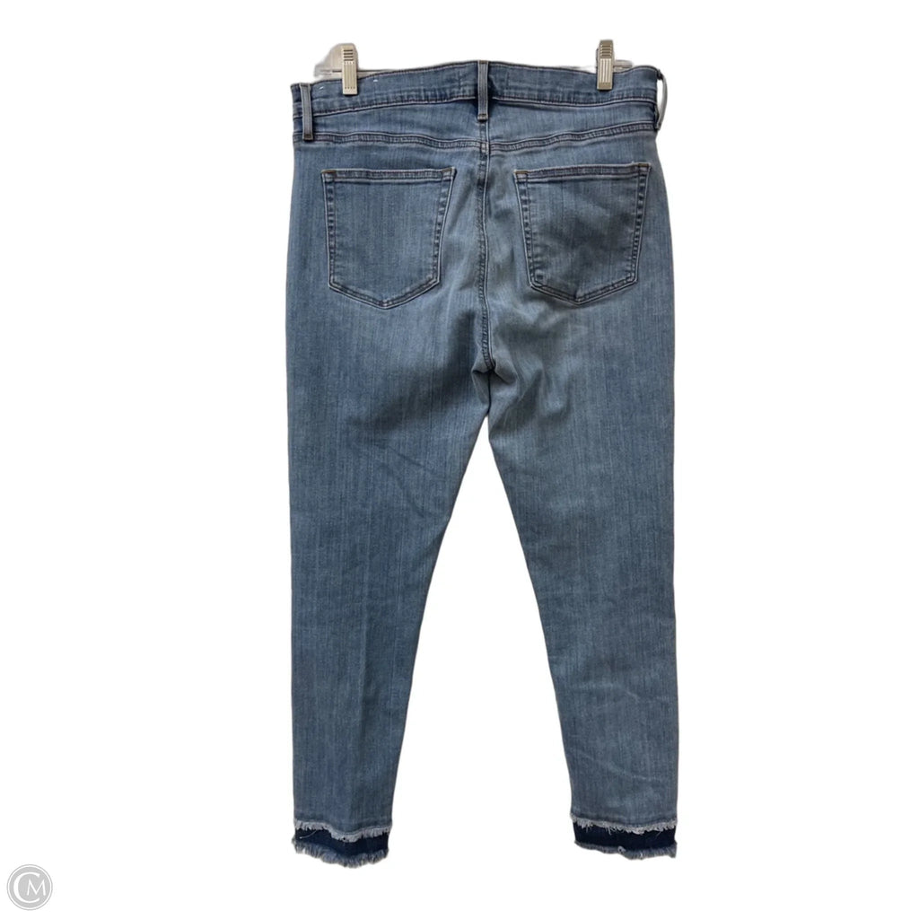 Jeans Skinny By Loft In Blue Denim, Size: 10