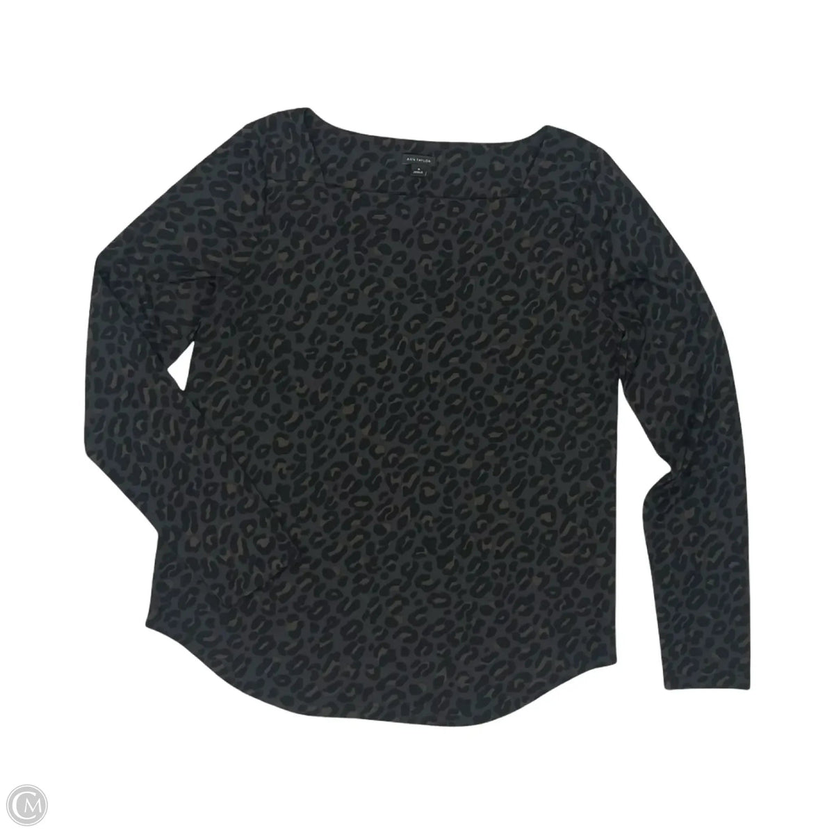 Top Long Sleeve By Ann Taylor In Animal Print, Size: M