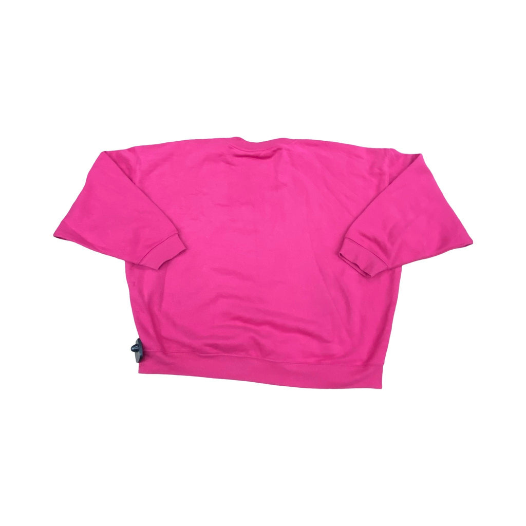 Athletic Sweatshirt Crewneck By Dkny In Pink, Size:Xl