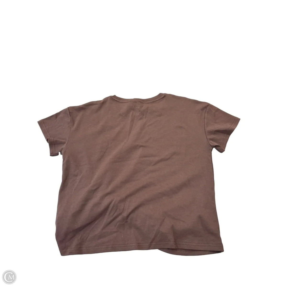 Top Short Sleeve By Clothes Mentor In Brown, Size: S