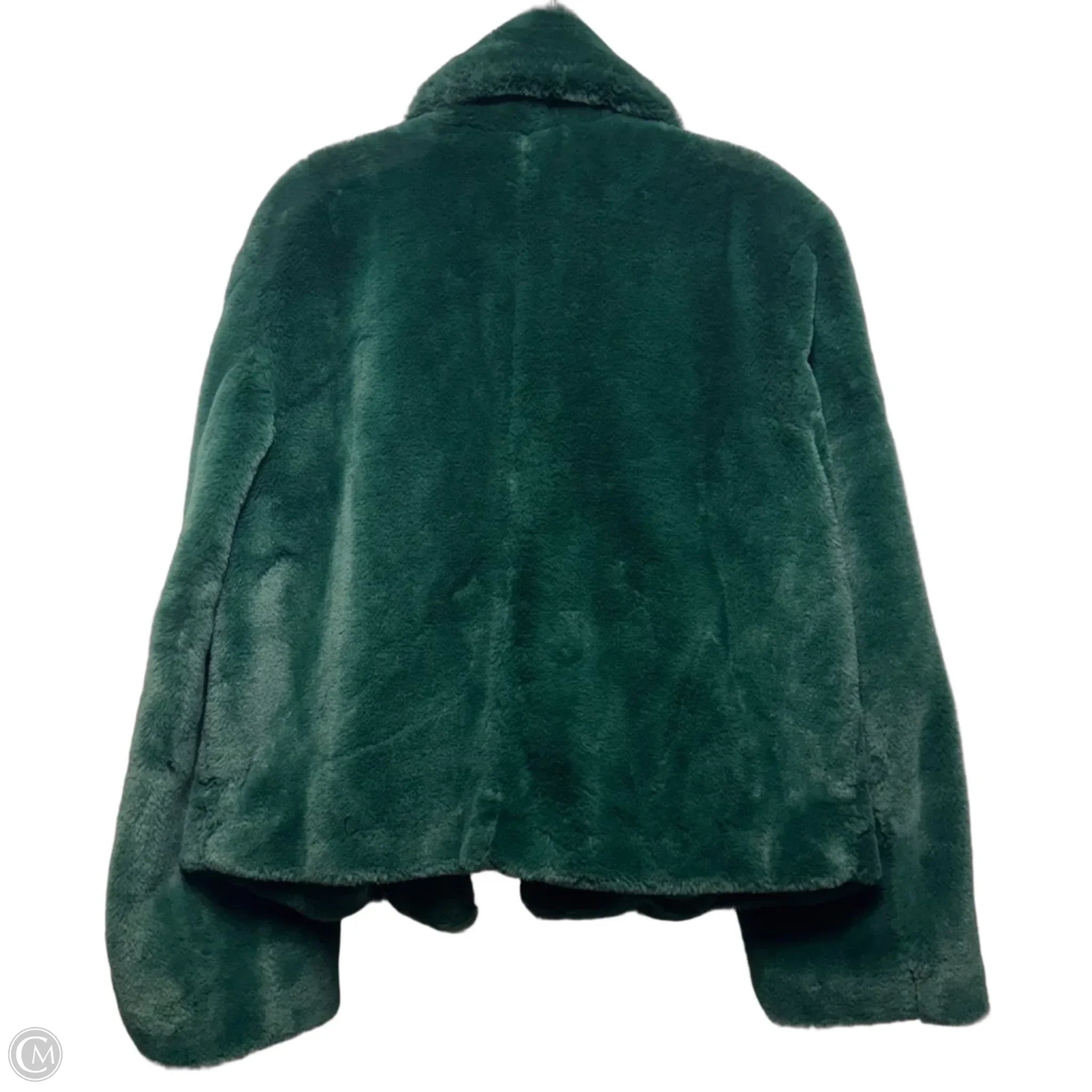 Jacket Faux Fur & Sherpa By Gianni Bini In Green, Size: L
