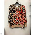Sweater By Chicos In Animal Print, Size: M
