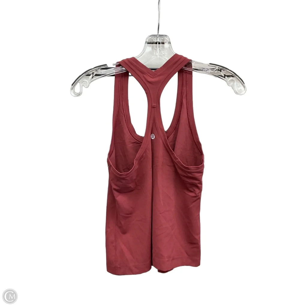 Athletic Tank Top By Lululemon In Mauve, Size: 6