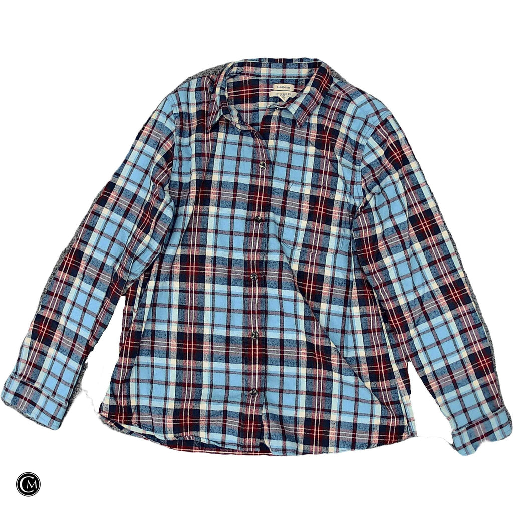Top Ls By L.L. Bean In Blue & Red & White, Size: M