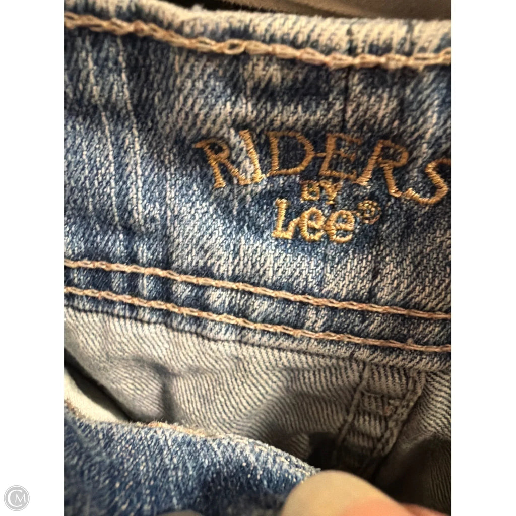 Jeans Straight By Riders In Blue Denim, Size: 18