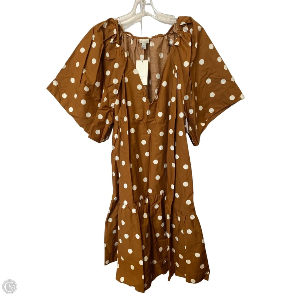 Dress Casual Short By A New Day In Polkadot Pattern, Size: Xl