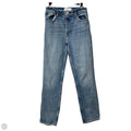 Jeans Straight By Abercrombie And Fitch In Blue Denim, Size: 4