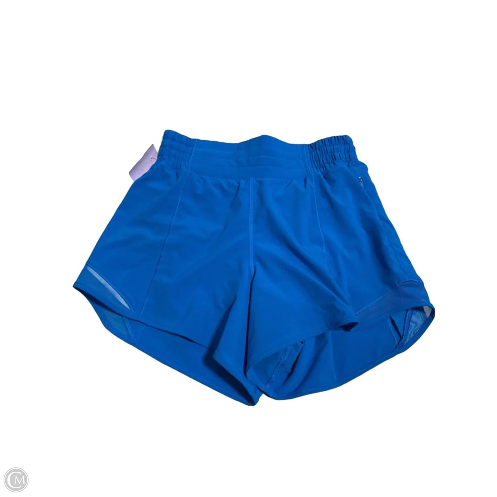 Athletic Shorts By Lululemon In Blue, Size: 4