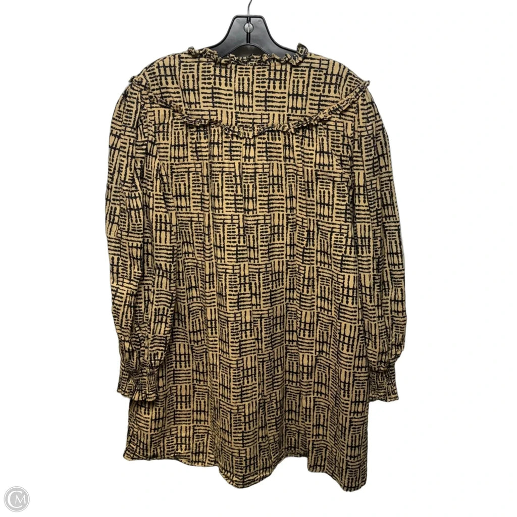 Ella Dress By Olivia James In Tribal Black & Brown, Size: L