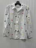 Top Ls By Loft In White, Size:S
