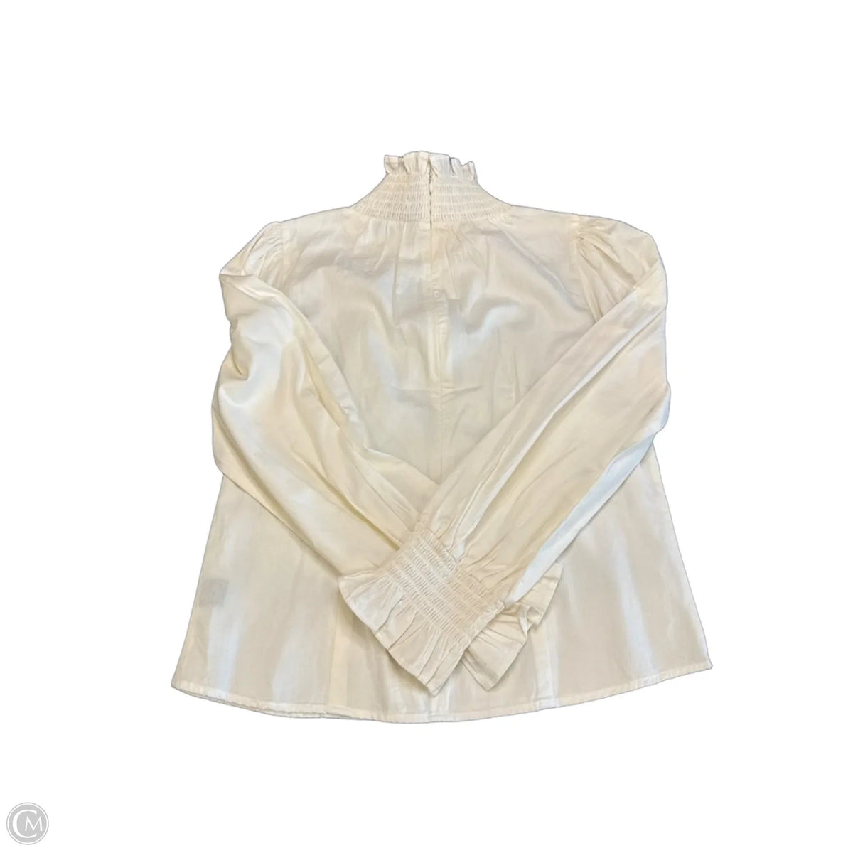 Blouse Long Sleeve By Velvet Heart In Cream, Size: L